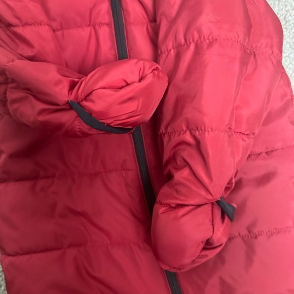 Jordan Infant Baby 9m Red Zip Front Jumpman Puffer Snowsuit 556578 - Picture 4 of 9